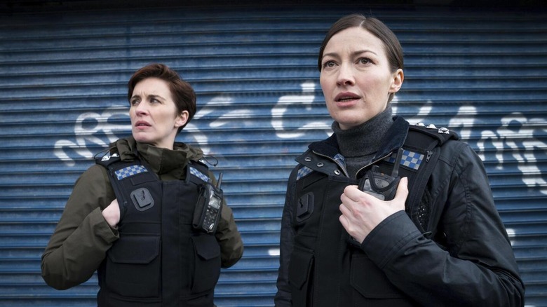 Vicky McClure and Kelly Macdonald as Kate and Jo in Line of Duty