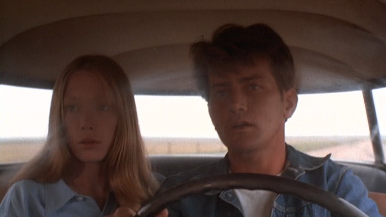 Sissy Spacek as Holly Sargis and Martin Sheen as Kit Carruthers in Badlands