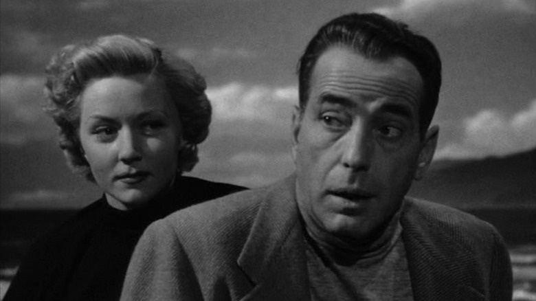 Gloria Grahame as Laurel Gray and Humphrey Bogart as Dixon Steele in In a Lonely Place