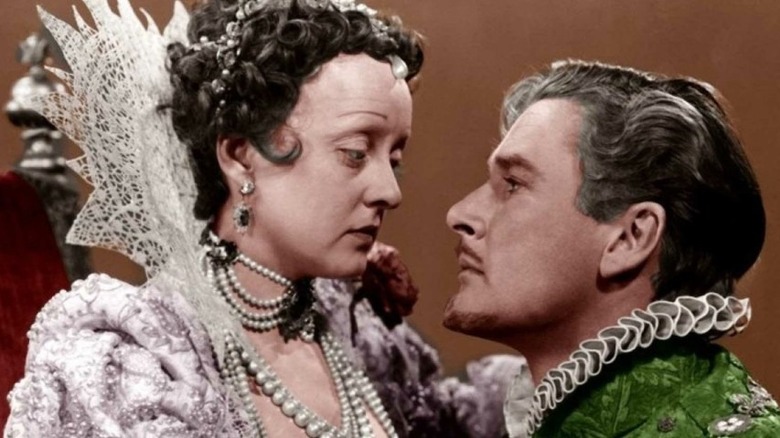Bette Davis and Errol Flynn in "The Private Lives of Elizabeth and Essex"