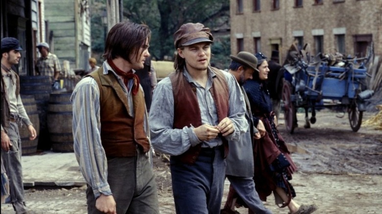 Henry Thomas and Leonardo DiCaprio in "Gangs of New York"