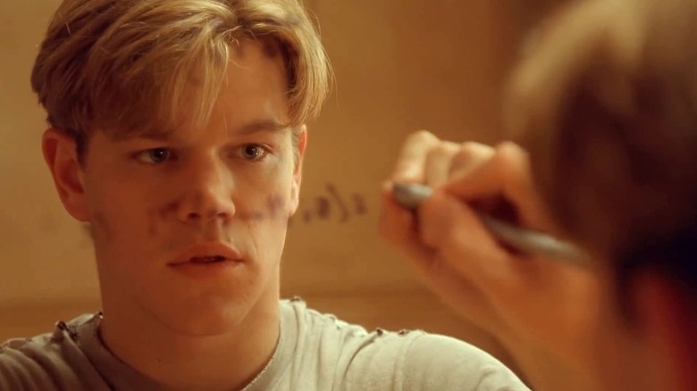 Matt Damon in "Good Will Hunting"