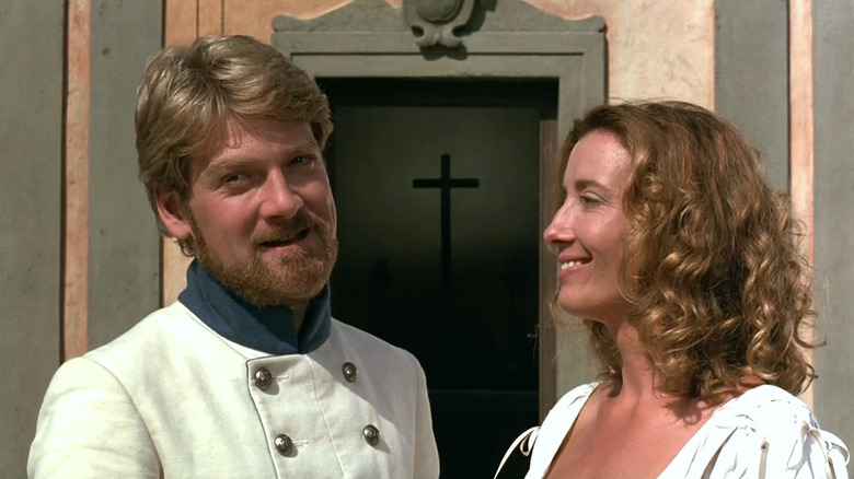 Kenneth Branagh and Emma Thompson as Benedick and Beatrice in Much Ado About Nothing (1993)