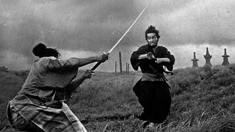 Samurai sword fight