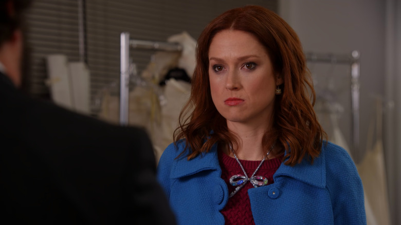 Kimmy looking stern on Unbreakable Kimmy Schmidt