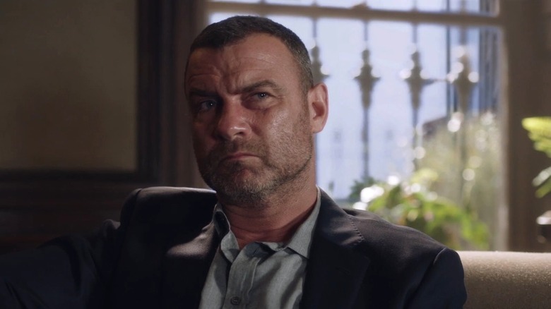 Liev Schreiber as Ray Donovan looking upset in Ray Donovan