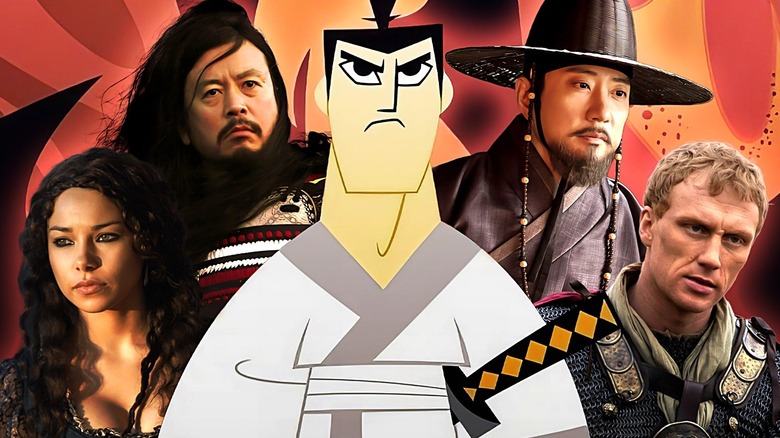 Samurai Jack, Kevin McKidd in Rome, Masayoshi Haneda in Age of Samurai, Jessica Parker Kennedy in Black Sails, and Jo Hie-bong in Six Flying Dragons