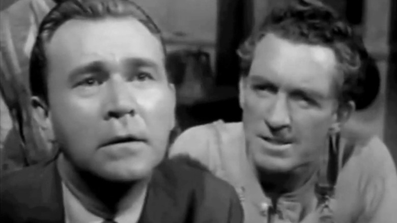 George Mitchell and Rusty Lane as Pa Ellis and Mr. Casey in the One Step Beyond episode If You See Sally