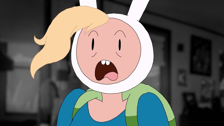 Fionna looking shocked in Adventure Time: Fionna and Cake