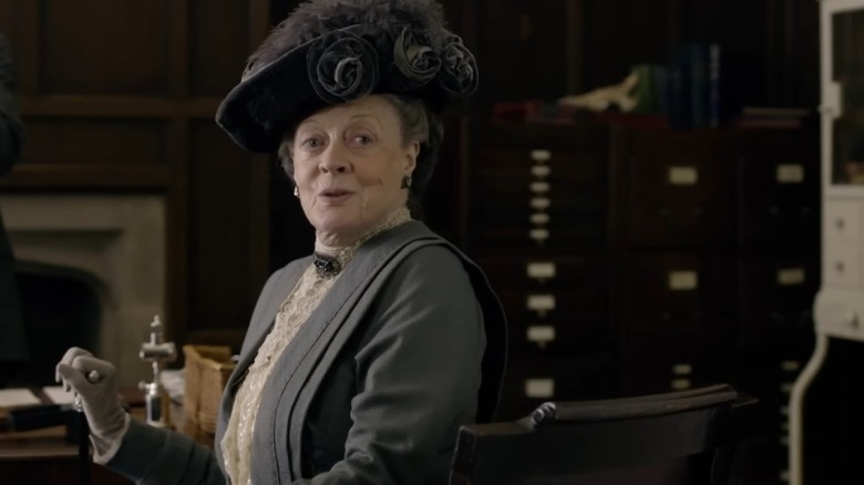 Maggie Smith as Violet Crawley on Downton Abbey