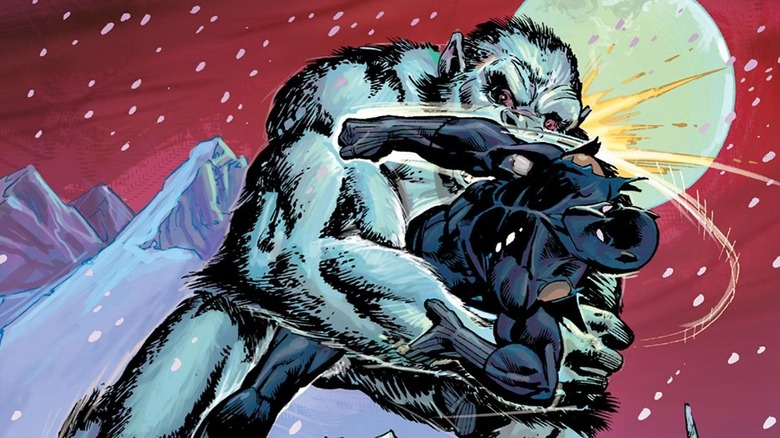 Black Panther, beast, cover of  "Panther's Rage" 