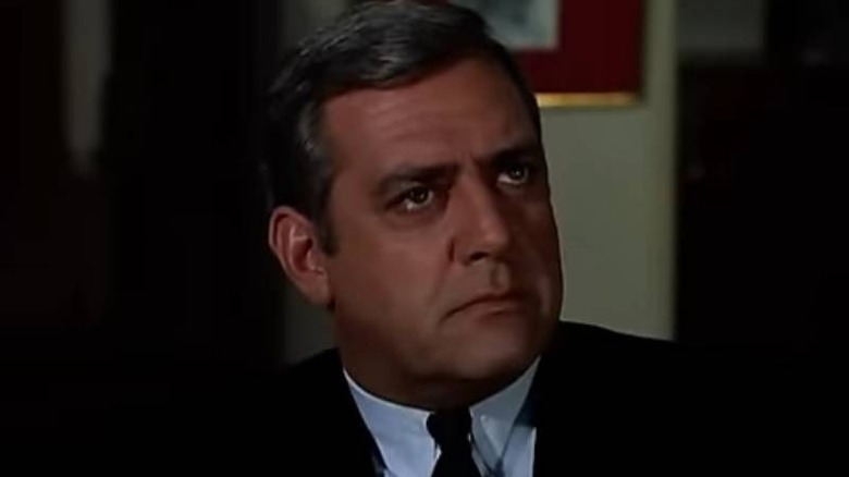 Chief Robert T. Ironside (Raymond Burr) looking stern