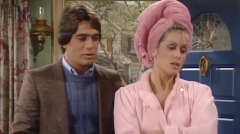 Tony (Tony Danza) with Angela (Judith Light) on Who's the Boss?