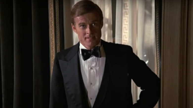 Jay Gatsby wearing tuxedo