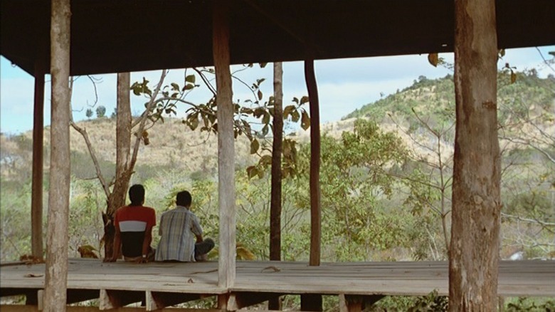 Keng and Tong sitting together