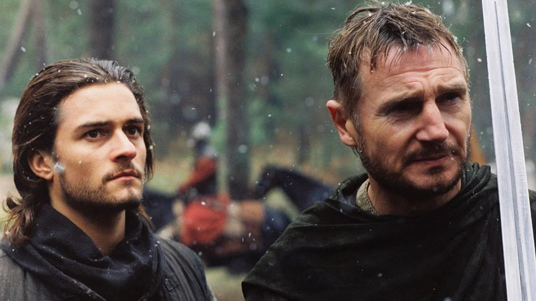 Orlando Bloom and Liam Neeson