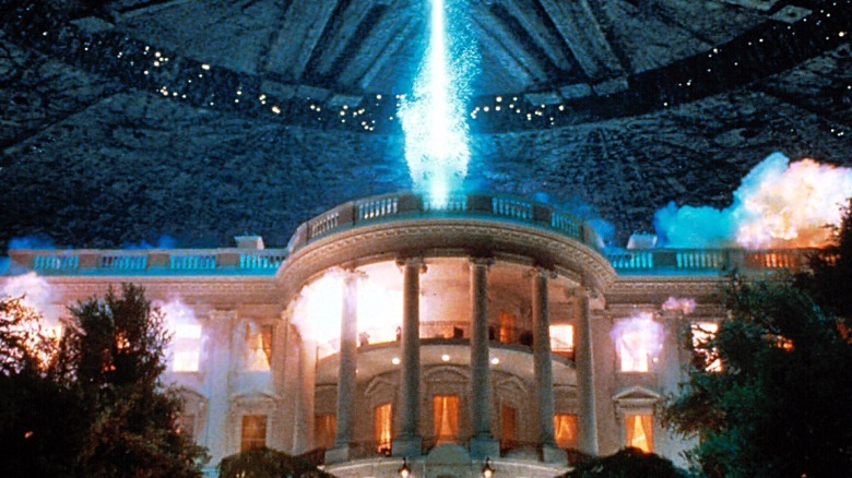 independence day aliens blow up white house