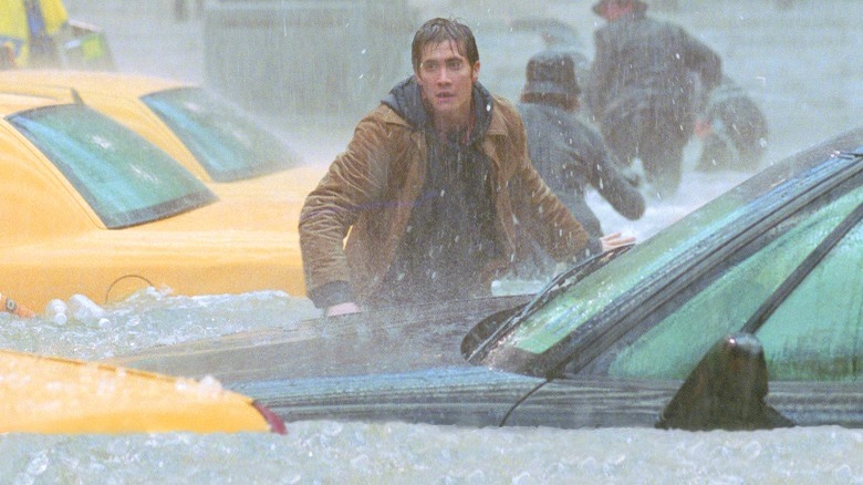 The Day After Tomorrow Gyllenhaal  dodges hail