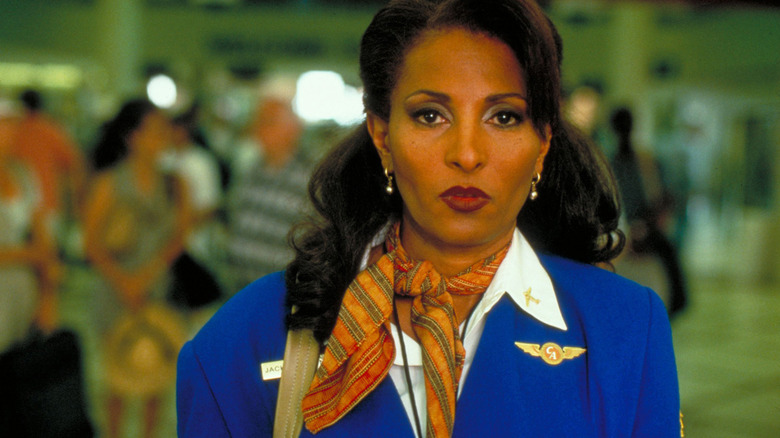 Pam Grier in airport