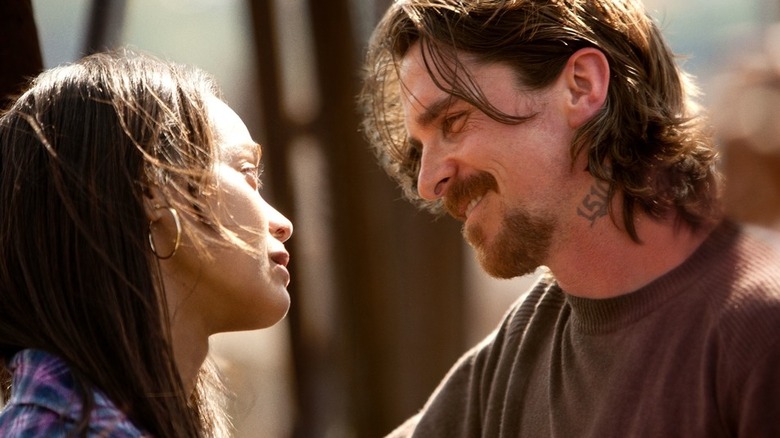 Zoe Saldana and Christian Bale