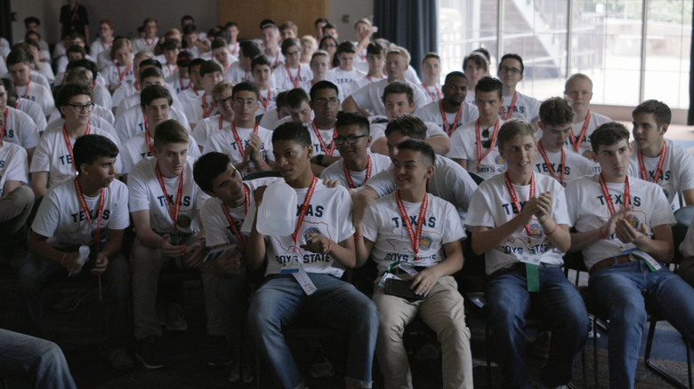 Some of the attendees of Boys State