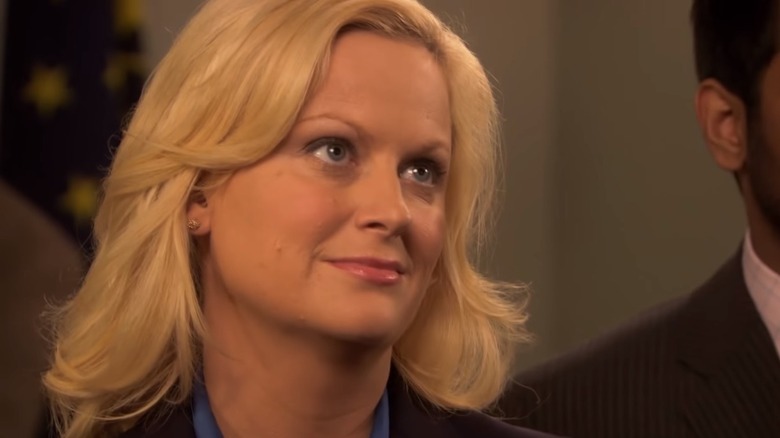 Amy Poehler smirking