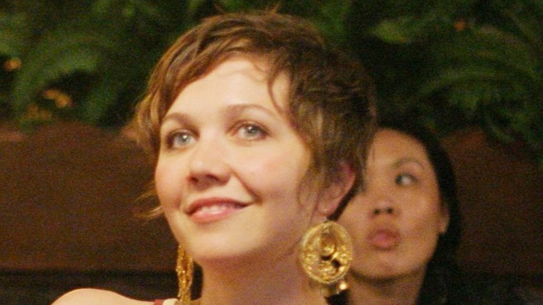 Maggie Gyllenhaal smiling