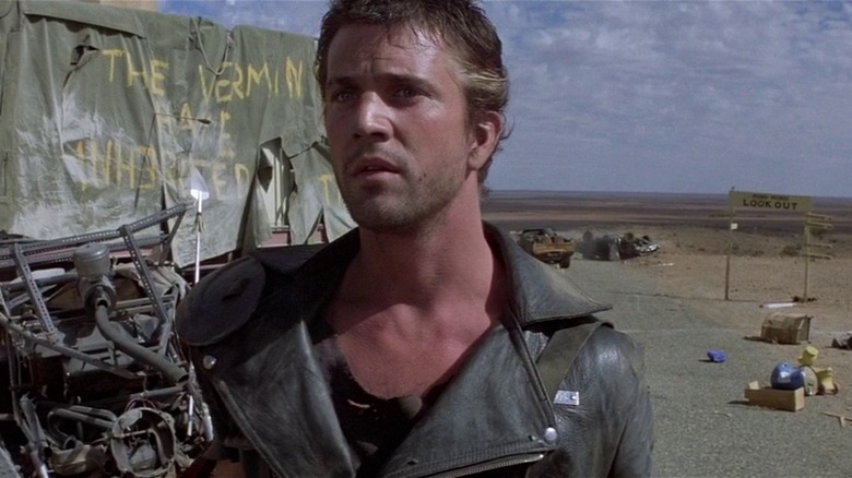 Mel Gibson wandering the wasteland