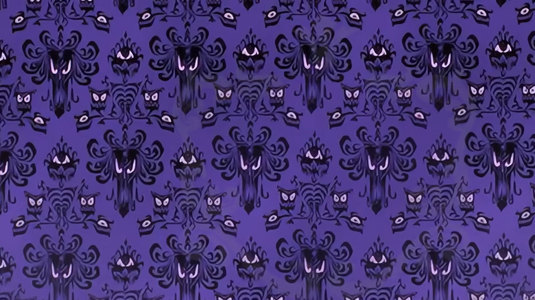 Haunted Mansion purple wallpaper