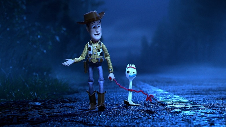 Woody and Forky in Toy Story 4