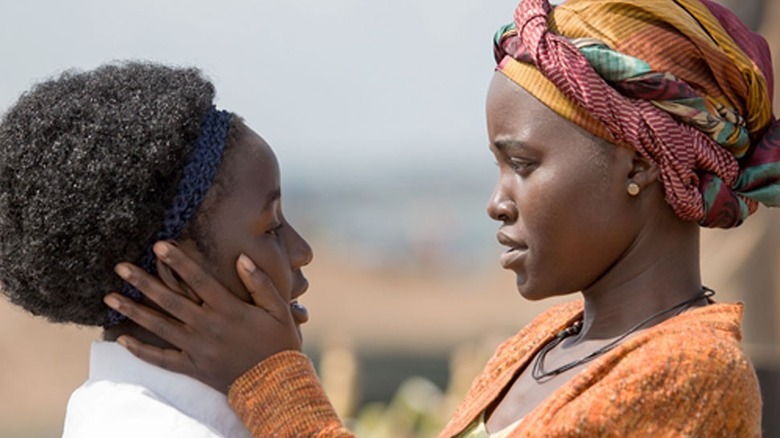 Madina Nalwanga and Lupita Nyong'o in "Queen of Katwe"