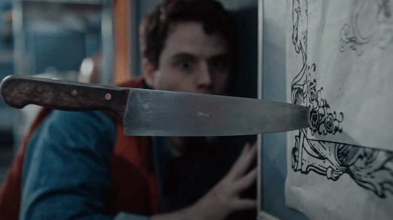 Evan Marsh looks at knife Vicious Fun