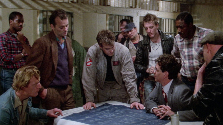 Peter Venkman Bill Murray Ray Stantz Dan Aykroyd Egon Spengler Harold Ramis Winston Zeddemore Ernie Hudson jail