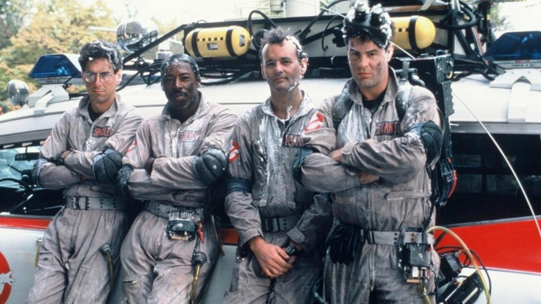 Ghostbusters Ecto-1 Egon Spengler Harold Ramis Winston Zeddemore Ernie Hudson Peter Venkman Bill Murray Ray Stantz Dan Aykroyd