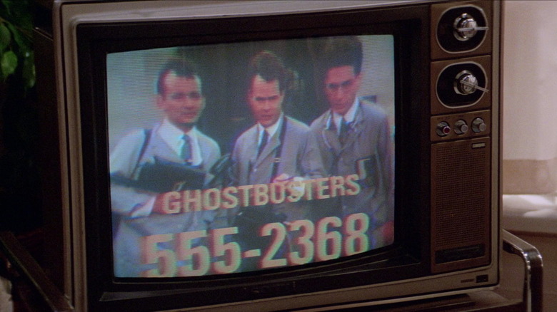 Ghostbusters commercial hotline Peter Venkman Bill Murray Ray Stantz Dan Aykroyd Egon Spengler Harold Ramis