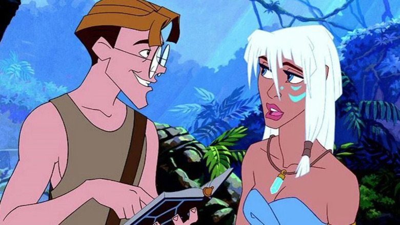 Milo and Kida from "Atlantis: The Lost Empire"