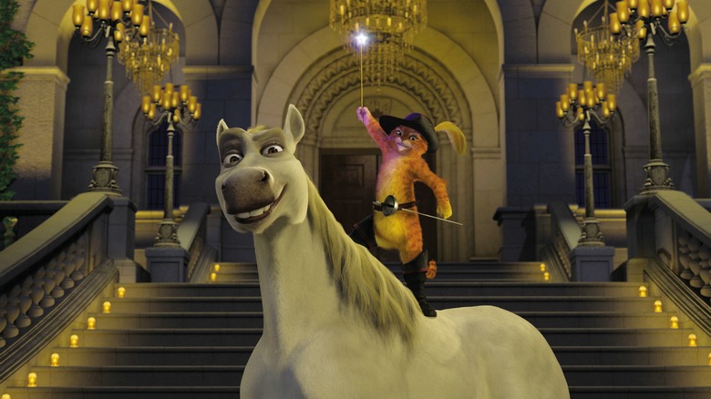 Shrek 2 Burro e Gato de Botas 