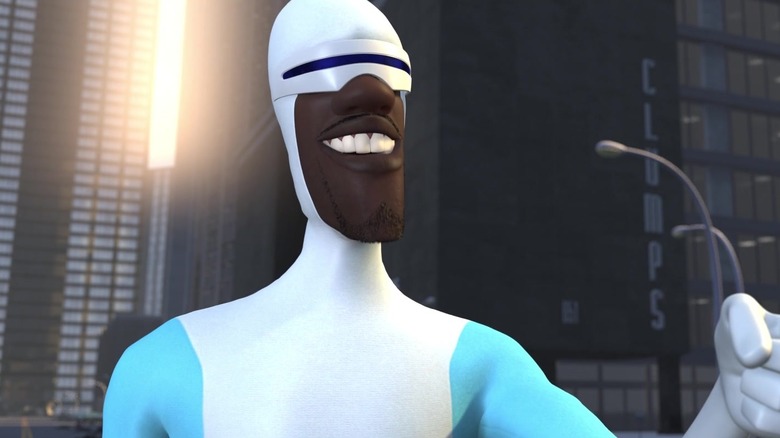 Frozone in his costume in The Incredibles