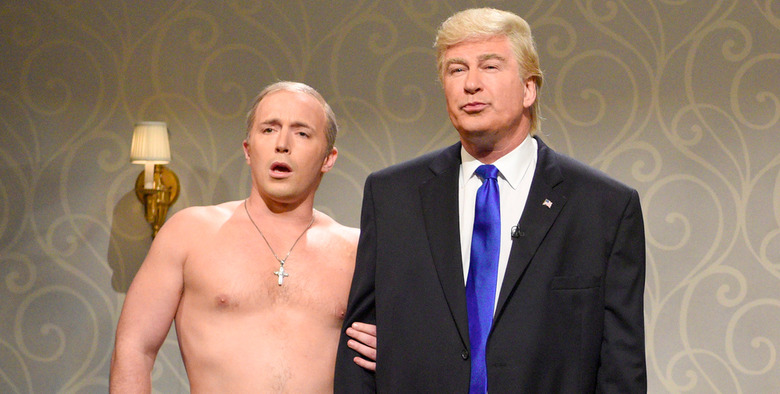 Saturday Night Live - Alec Baldwin and Beck Bennett as Donald Trump and Vladimir Putin