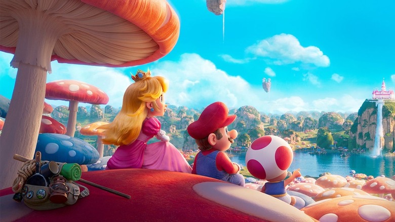 Super Mario Bros. Movie Peach, Mario and Toad 