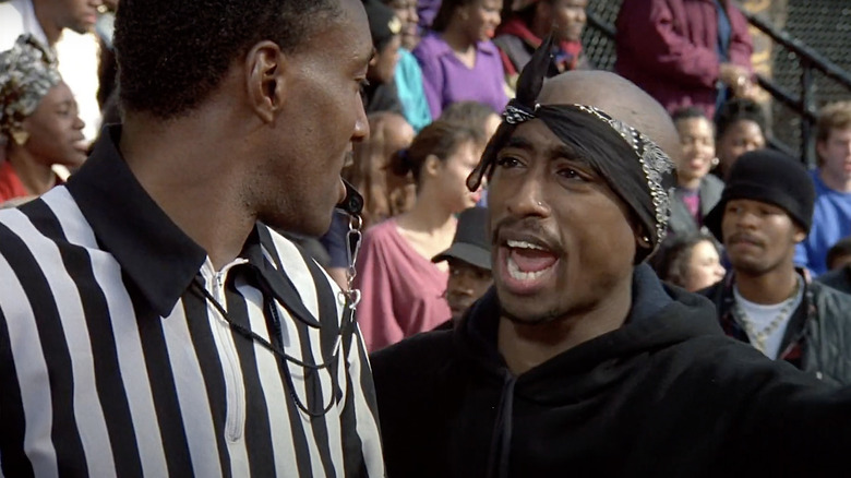Tupac Shakur yells at ref in Above The Rim