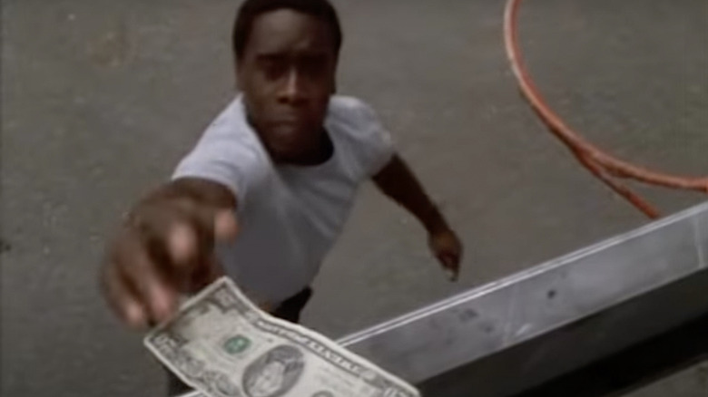 Don Cheadle grabs dollar bill Rebound