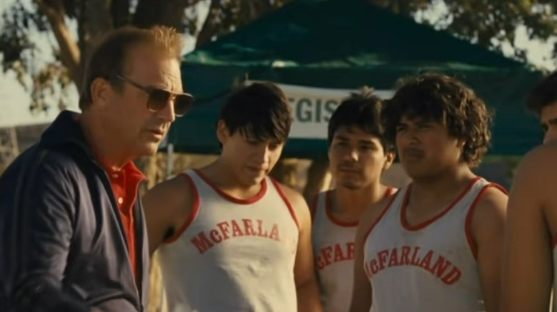 Kevin Costner coaching team