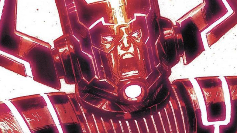 Galactus, furious about a waiter getting his order wrong at his favorite restaurant