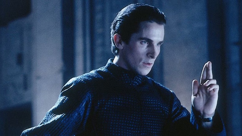 Christian Bale as John Preston practising his cleric moves in Equilibrium