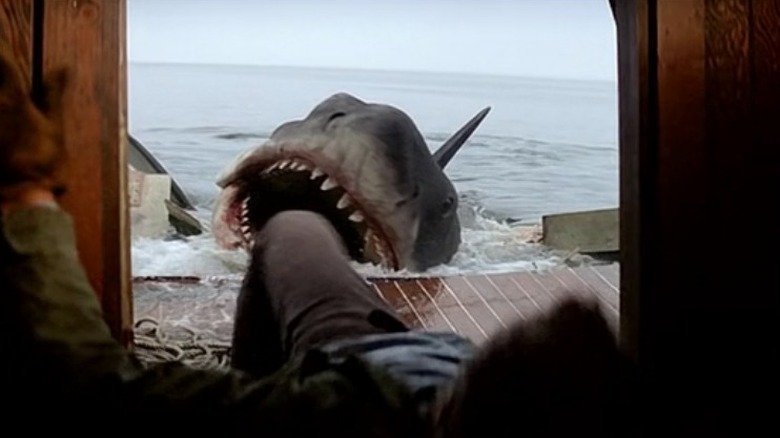 Jaws' Bruce chomping the boat