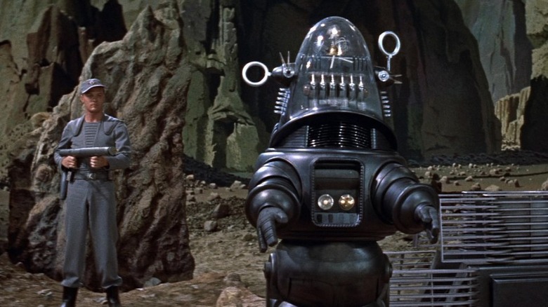 Robby the Robot walking