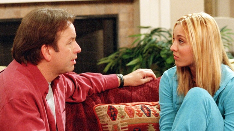 John Ritter Kaley Cuoco talk couch 8 Simple Rules