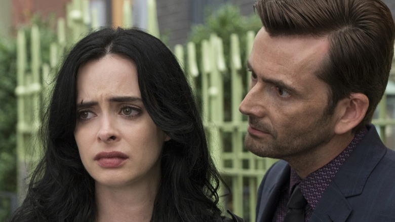 David Tennant mind controls Jessica Jones