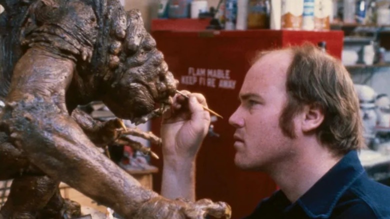 Light & Magic man sculpting puppet